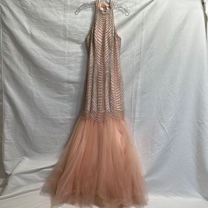 Long evening gown, pink